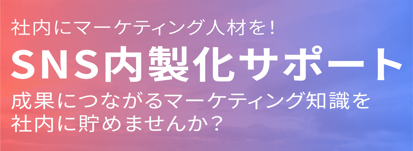 SNS内製化サポート