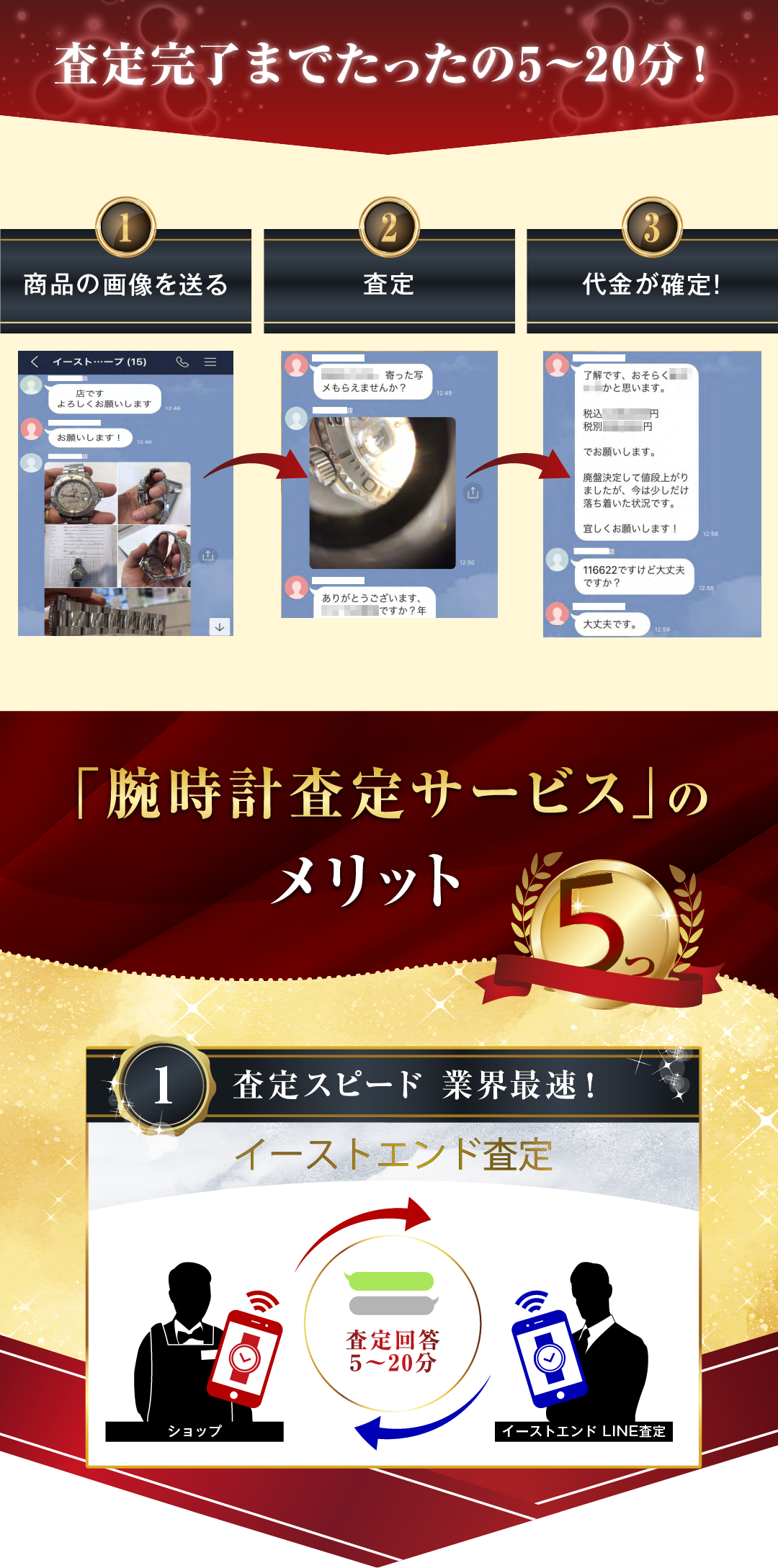査定完了までたったの5～20分！