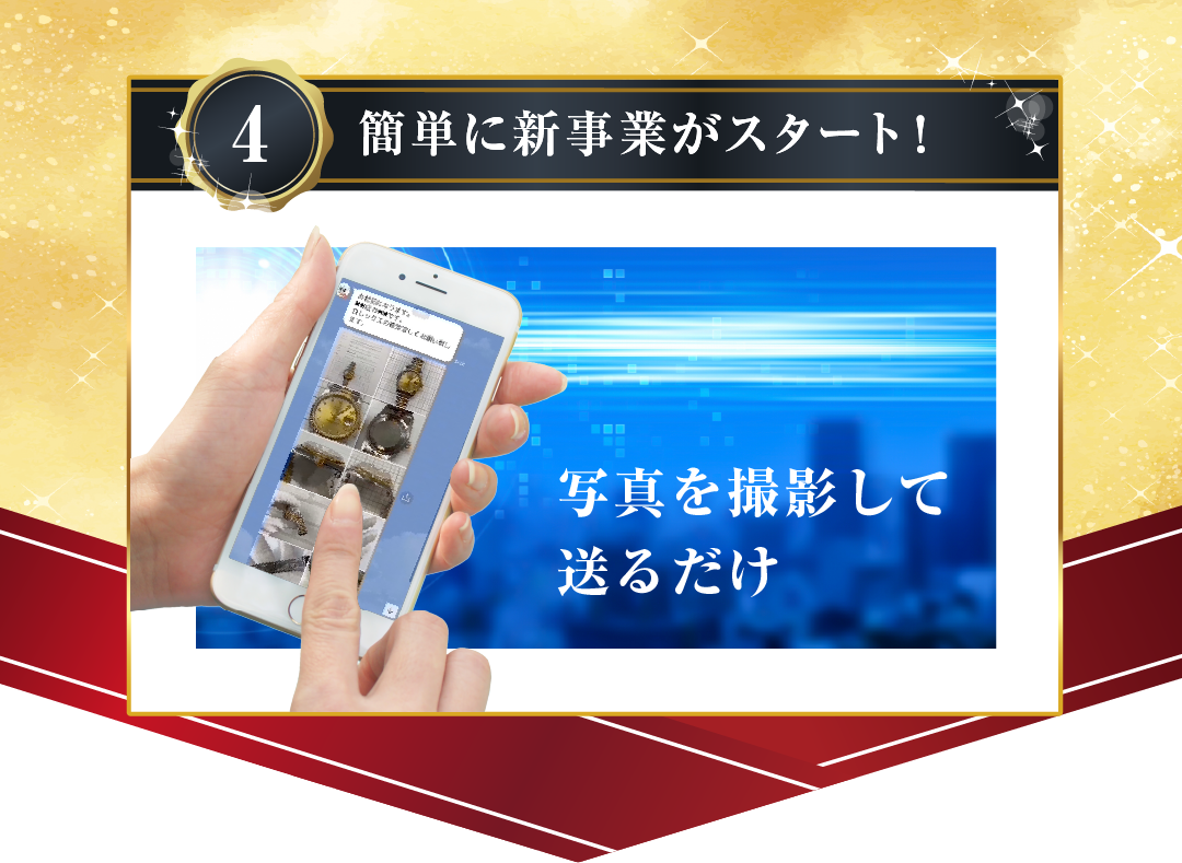 簡単に新事業がスタート！
